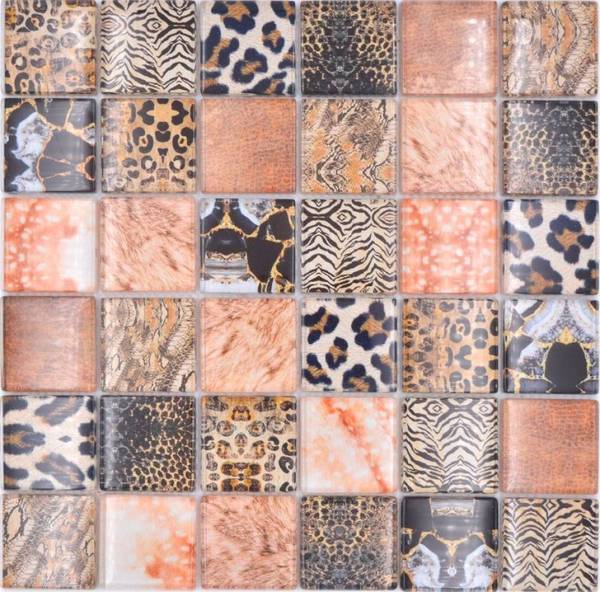 Mosaikfliesen 78-W68 Glas - 30 x 30 x 30 cm