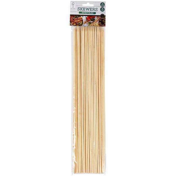 Grillspieße Bambus 40 cm 50er Set Beige - Bambus - 1 x 1 x 40 cm