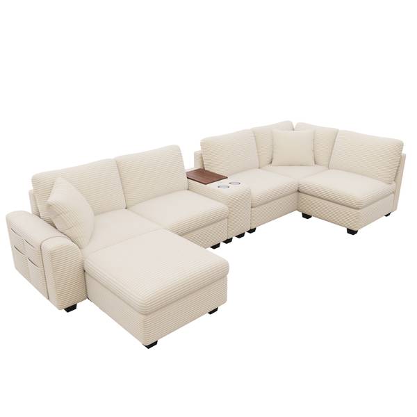 Canapé d’angle UL919505 Ⅵ Beige