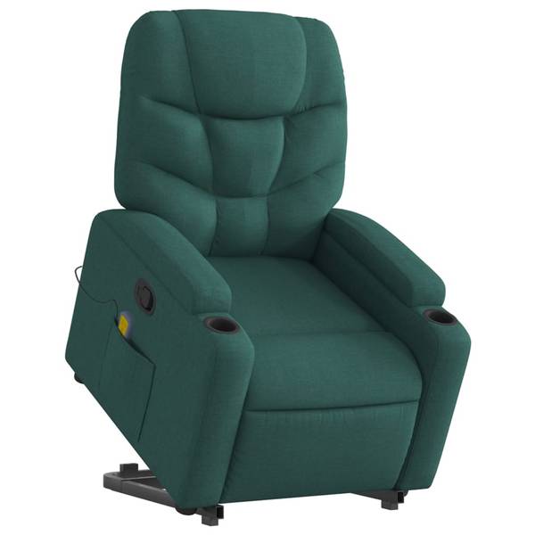 Fauteuil inclinable de massage 3032386-2 Vert foncé