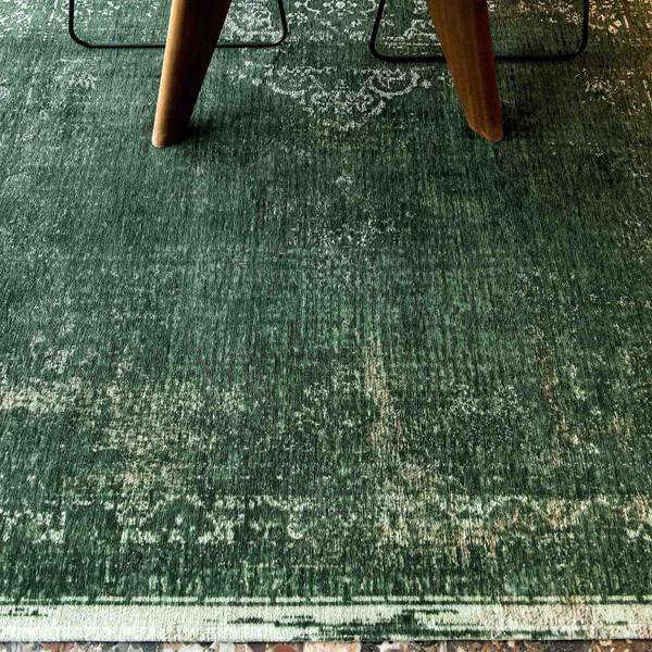 Flachgewebter Teppich Medallion 80 x 150 cm