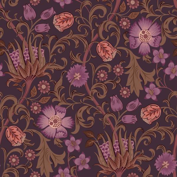 Tapete 132264 Violett - Papier - 50 x 900 x 50 cm
