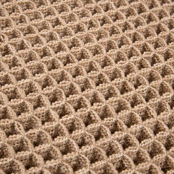 Badteppich VAFFEL Beige - Textil - 40 x 2 x 60 cm
