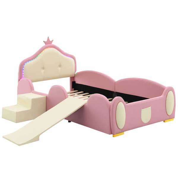 Polsterbett K-834 Pink - Metall - 90 x 94 x 200 cm