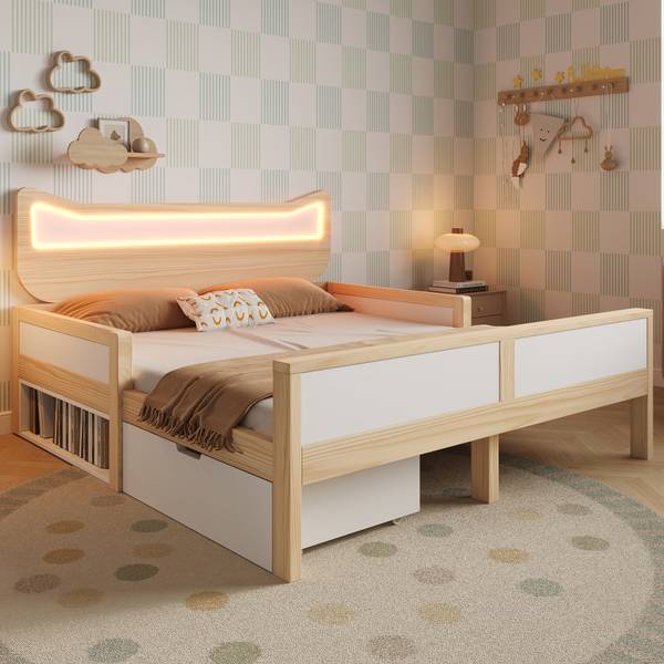 Lit d’enfant NATMUD 145 x 206 cm