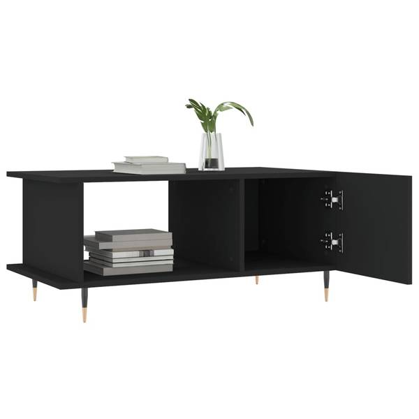 Couchtisch D627 Schwarz - Holzwerkstoff - 50 x 40 x 90 cm