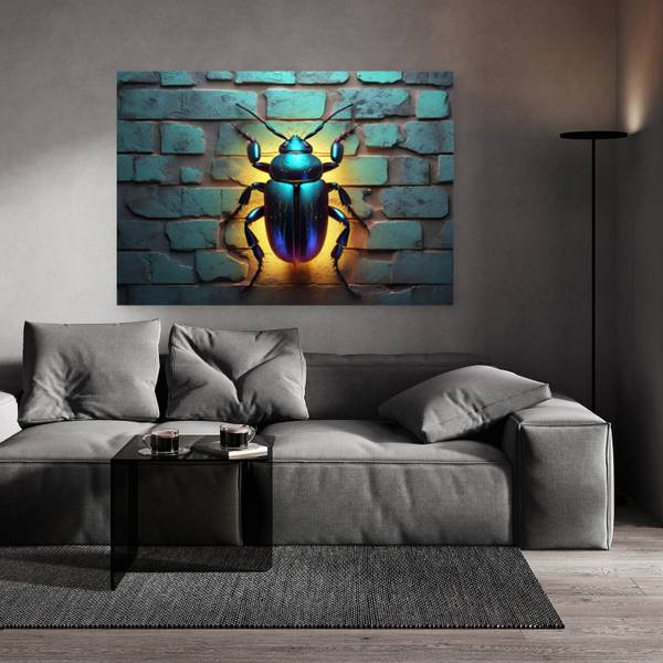 Canvas schilderij Neon 120 x 80 cm