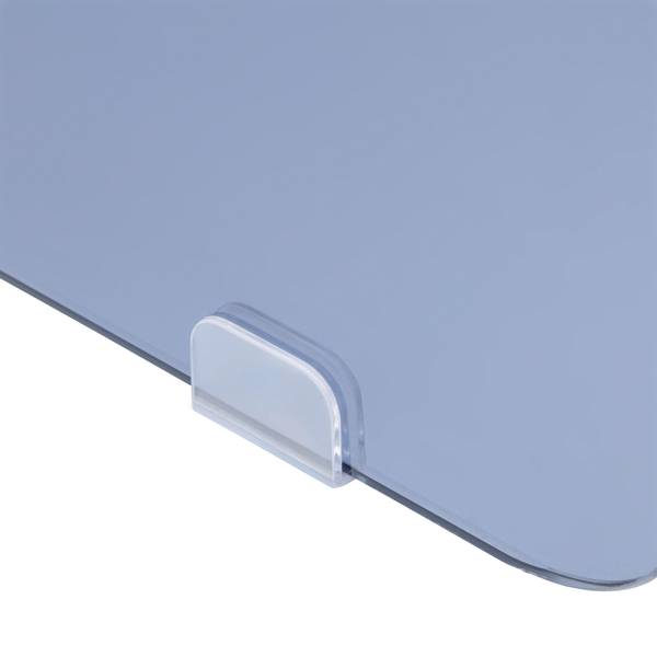 Couchtisch WING Grau - Glas - 70 x 40 x 70 cm