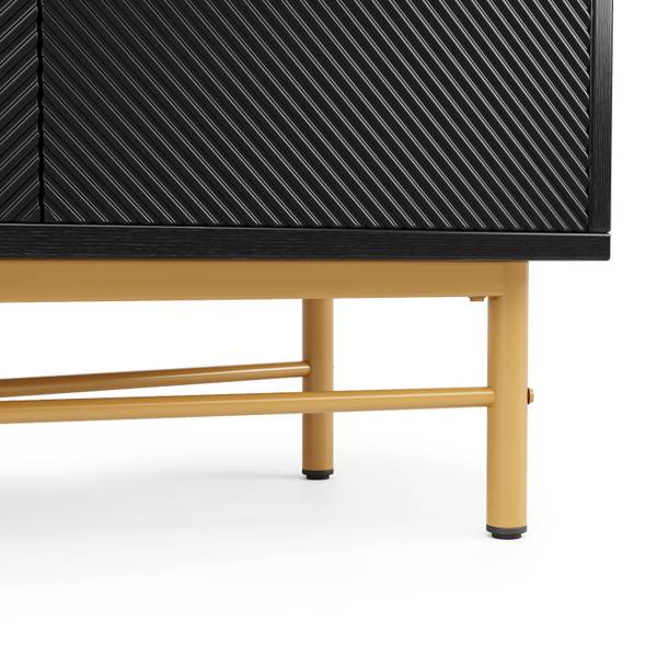 Sideboard LineWoody Ⅲ Schwarz