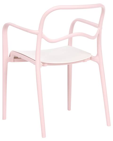 Set van 2 tuinstoelen THASOS beige - roze