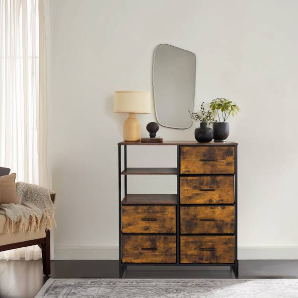 Kommode RAGALA Braun - Aluminium - 84 x 92 x 30 cm
