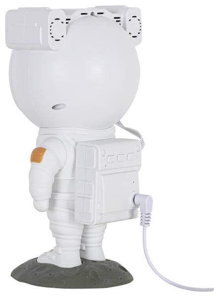 LED-Dekoleuchte AUSTRI Grau - Weiß - Kunststoff - 13 x 23 x 12 cm