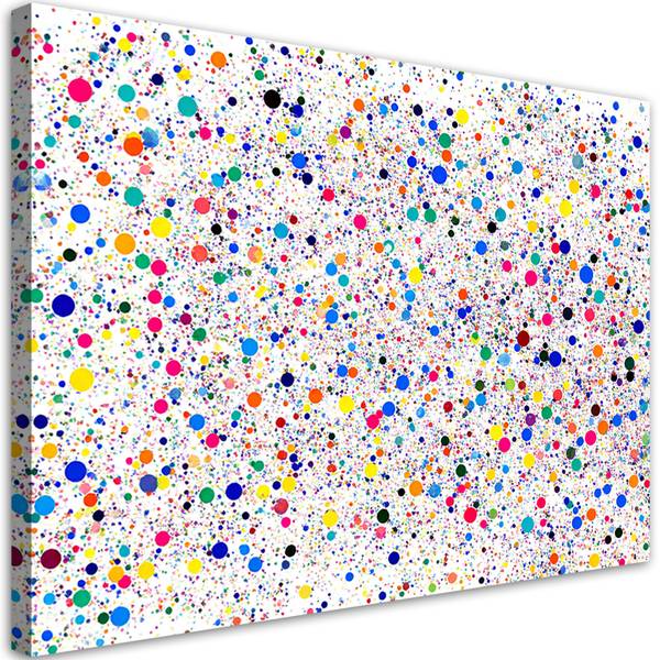 Wandbild Punkte 100 x 70 cm
