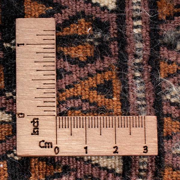 Orientteppich Oriental Braun - Wolle - 61 x 1 x 77 cm