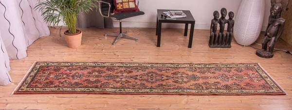 Orientteppich Oriental Rot - Wolle - 75 x 1 x 316 cm