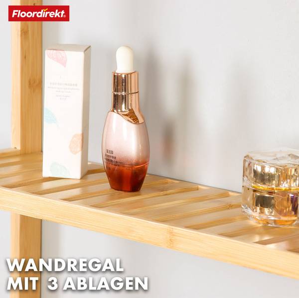 Wandregal Wyoming Braun - Holzwerkstoff - 60 x 54 x 15 cm