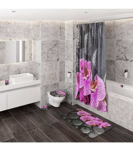 Badewannenkissen Madeira Schwarz - Kunststoff - 39 x 55 x 31 cm