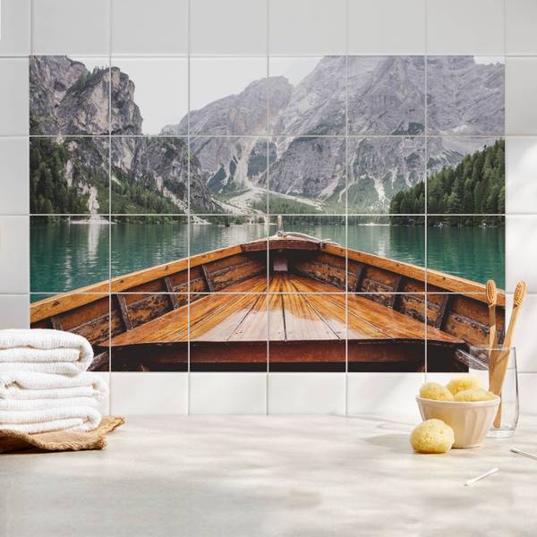 Fliesenaufkleber Blick (24er Set) 20 x 20 cm