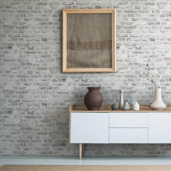 Vliestapete 388294-GU Grau - Kunststoff - 53 x 1 x 1005 cm