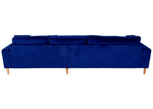 Ecksofa J54 Blau - Textil - 295 x 76 x 178 cm
