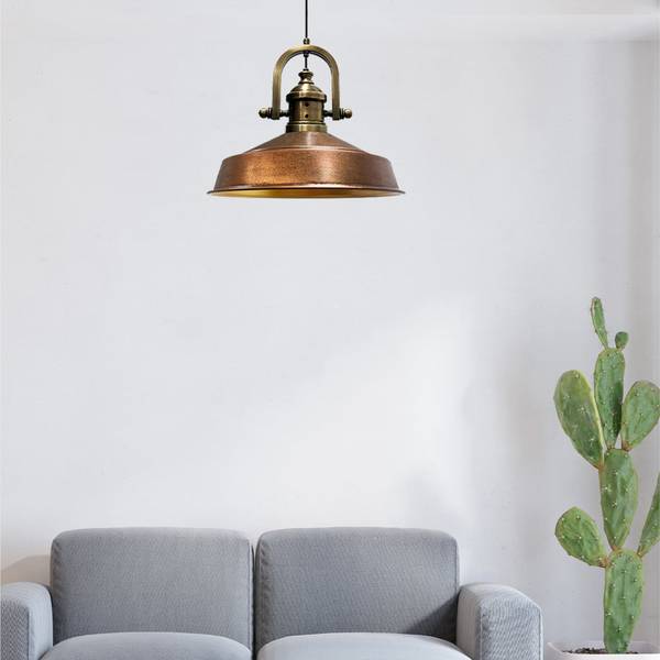 Asletl-Finke 40cm Pendelleuchte Kupfer Kupfer