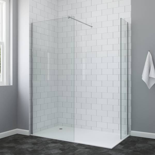 Duschtrennwand Walk-In Breite: 89 cm