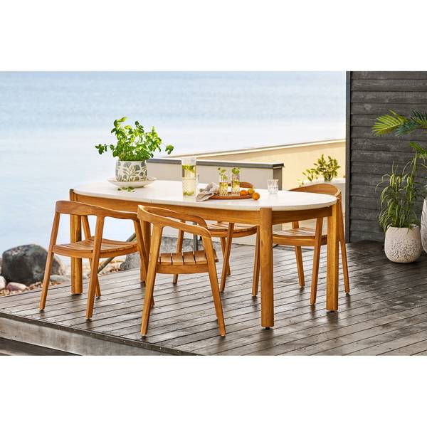 Tablett 131282 Braun - Massivholz - 28 x 3 x 40 cm