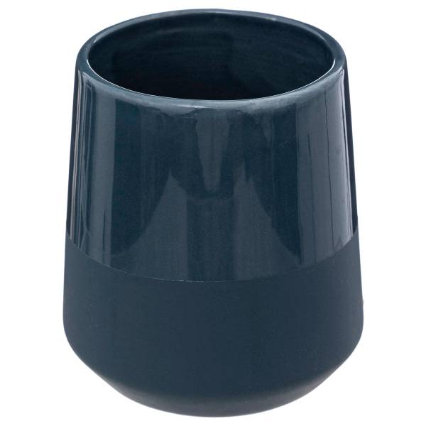 Zahnputzbecher MAYAJ, Keramik Blau - Keramik - 9 x 10 x 9 cm
