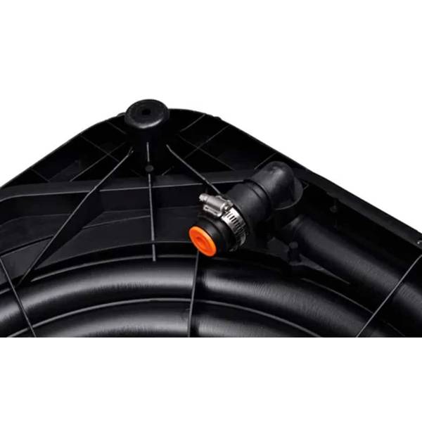 Pool Heizung 160686 5er Set Schwarz - Kunststoff - 71 x 1 x 71 cm