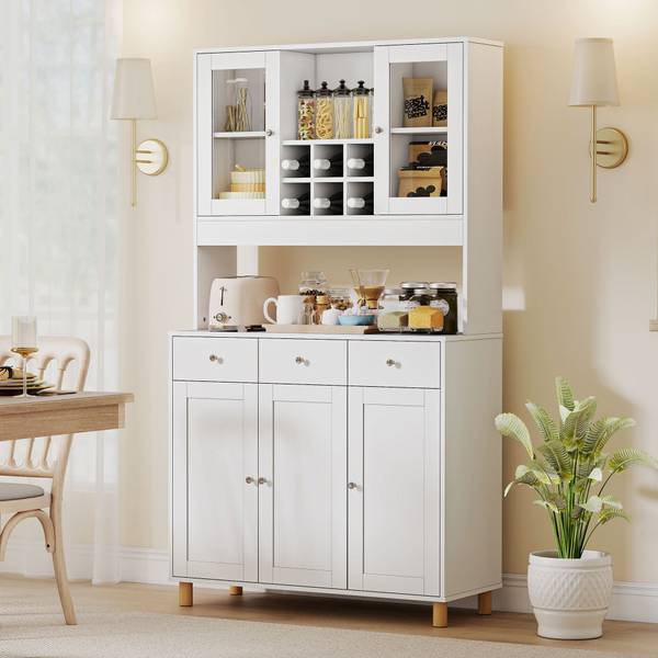 Küchenschrank 83A-397V90WT Weiß - Holzwerkstoff - 40 x 180 x 100 cm