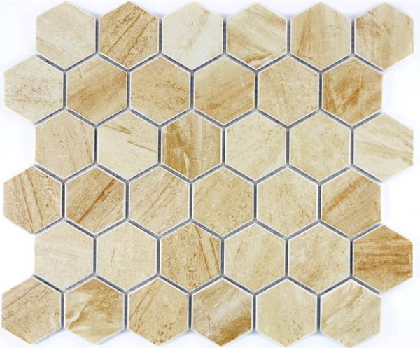 Mosaikfliesen 11G-1202 Beige - Keramik - 29 x 33 x 33 cm