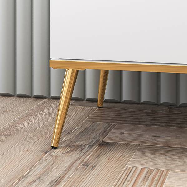 Kommode VLORA-131-2 Weiß - Holzwerkstoff - 92 x 88 x 40 cm
