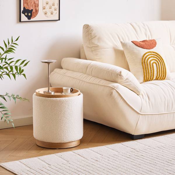 Hocker KEMI Weiß