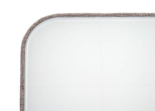 Tafelwhiteboard G74 grijs - wit - polyester - gesatineerd glas - 35 x 60 x 3 cm