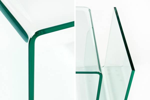 Couchtisch FANTOME Klarglas - Kristallglas - Sicherheitsglas - 50 x 38 x 40 cm