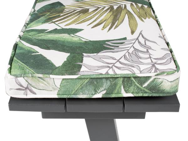 Picknicktisch Kissen Bliss - 2er set Grün - Polyester - 27 x 5 x 120 cm
