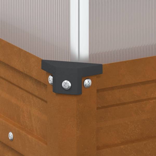 Hochbeet 3000407 Braun - Metall - 100 x 77 x 100 cm