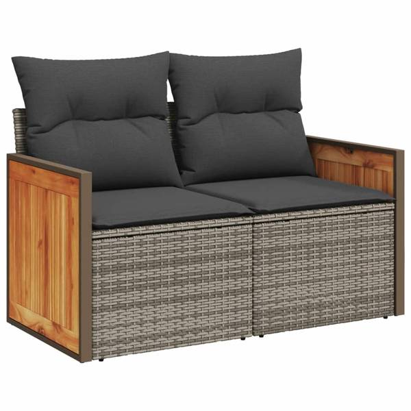 Garten-Lounge-Set 3035018-2 10-teilig Grau
