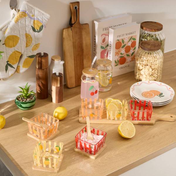 Aperitif-Set FRUITY Glas - 10 x 6 x 40 cm