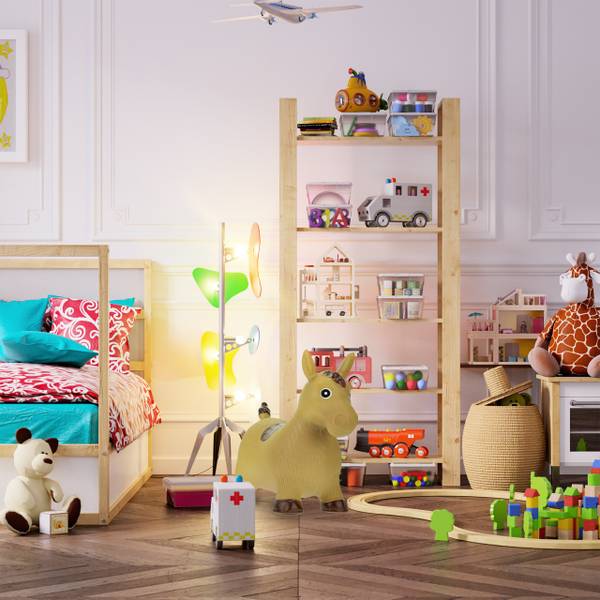 Animal sauteur marron clair Noir - Marron - Matière plastique - 25 x 46 x 53 cm