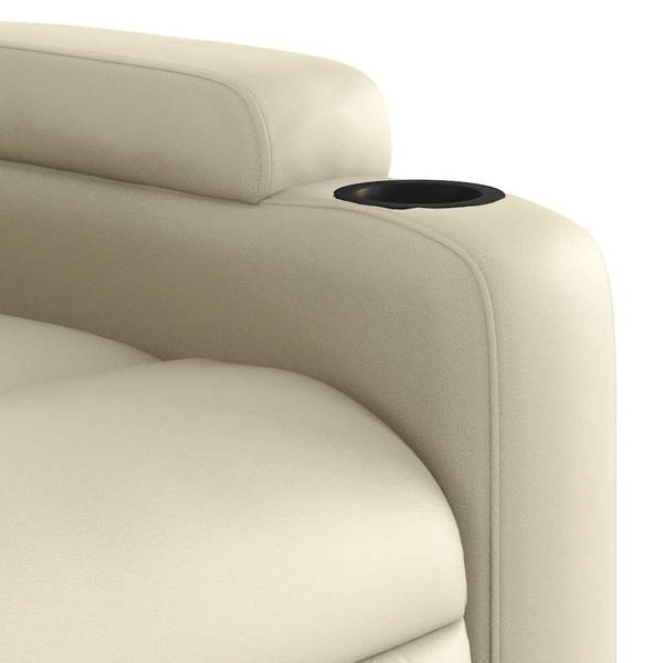 Fauteuil inclinable de massage 3032462 Crème - Blanc