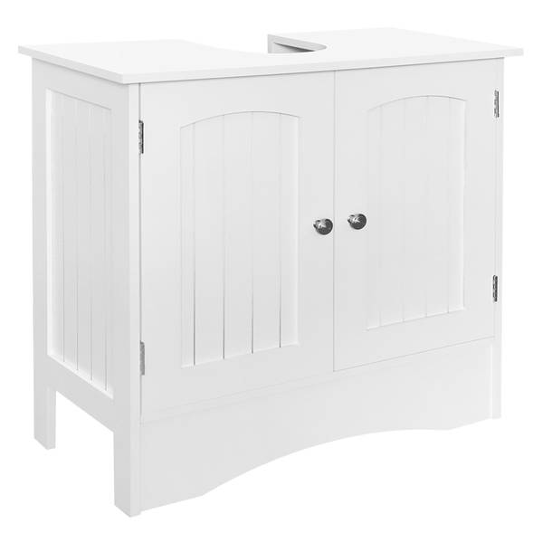 Meuble sous-vasque 60x30x60cm blanc Blanc - Bois manufacturé - 30 x 60 x 60 cm