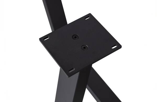 Tischbein Tablo Schwarz - Eisen - 147 x 73 x 71 cm
