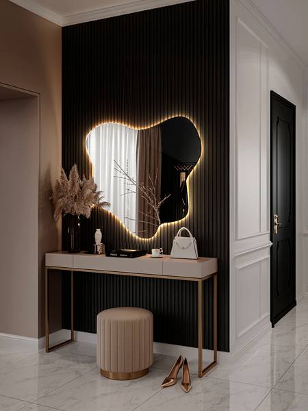 Dekospiegel Light Blotta 77 x 77 cm
