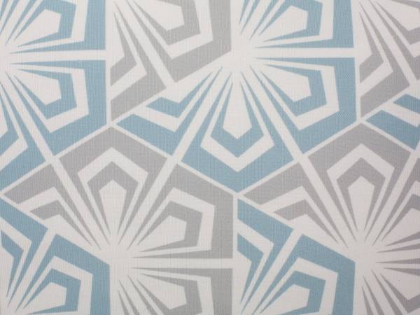 Dekokissen PRIMROSE 2-tlg Blau - Grau - Weiß - Textil - 45 x 12 x 45 cm