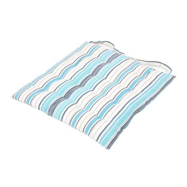 Stuhlkissen New England Blau - Baumwollstoff - 40 x 5 x 40 cm