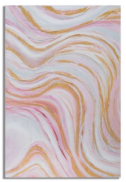 Tableau sur toile Punkly Bois massif - 3 x 90 x 60 cm