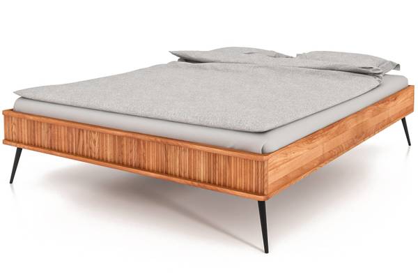 Bettgestell LINA Holz - Kernbuche - 200 x 100 cm