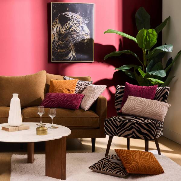 Sessel CHIARA Orange - Strukturstoff - 62 x 80 x 68 cm