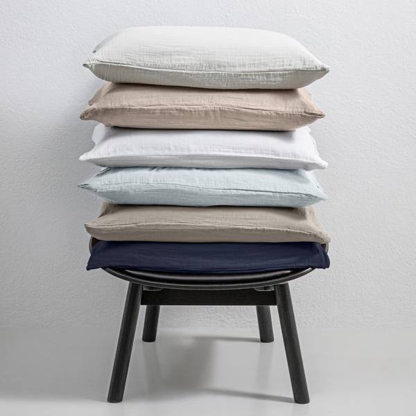 Housse de duvet SEMPACH Couleur sauge - 240 x 240 cm